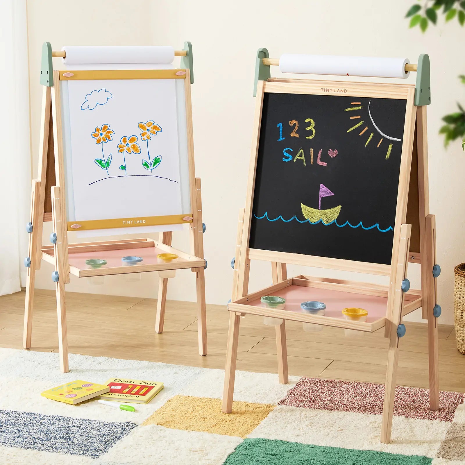 Tiny Land® 3-in-1 Art Easel for Kids - BigHeartsDoBigThings2.com