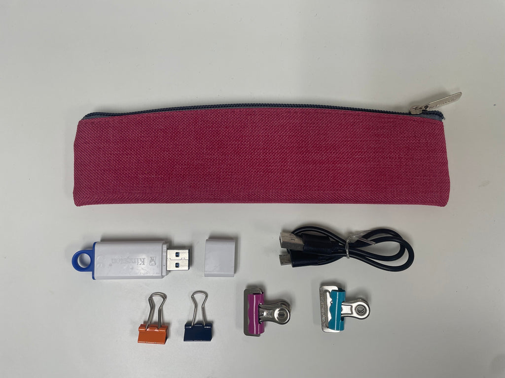 Compose Pencil Pouch-set of 4-asst. colors