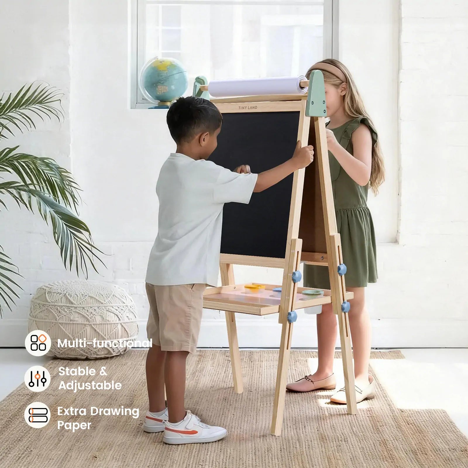 Tiny Land® 3-in-1 Art Easel for Kids - BigHeartsDoBigThings2.com