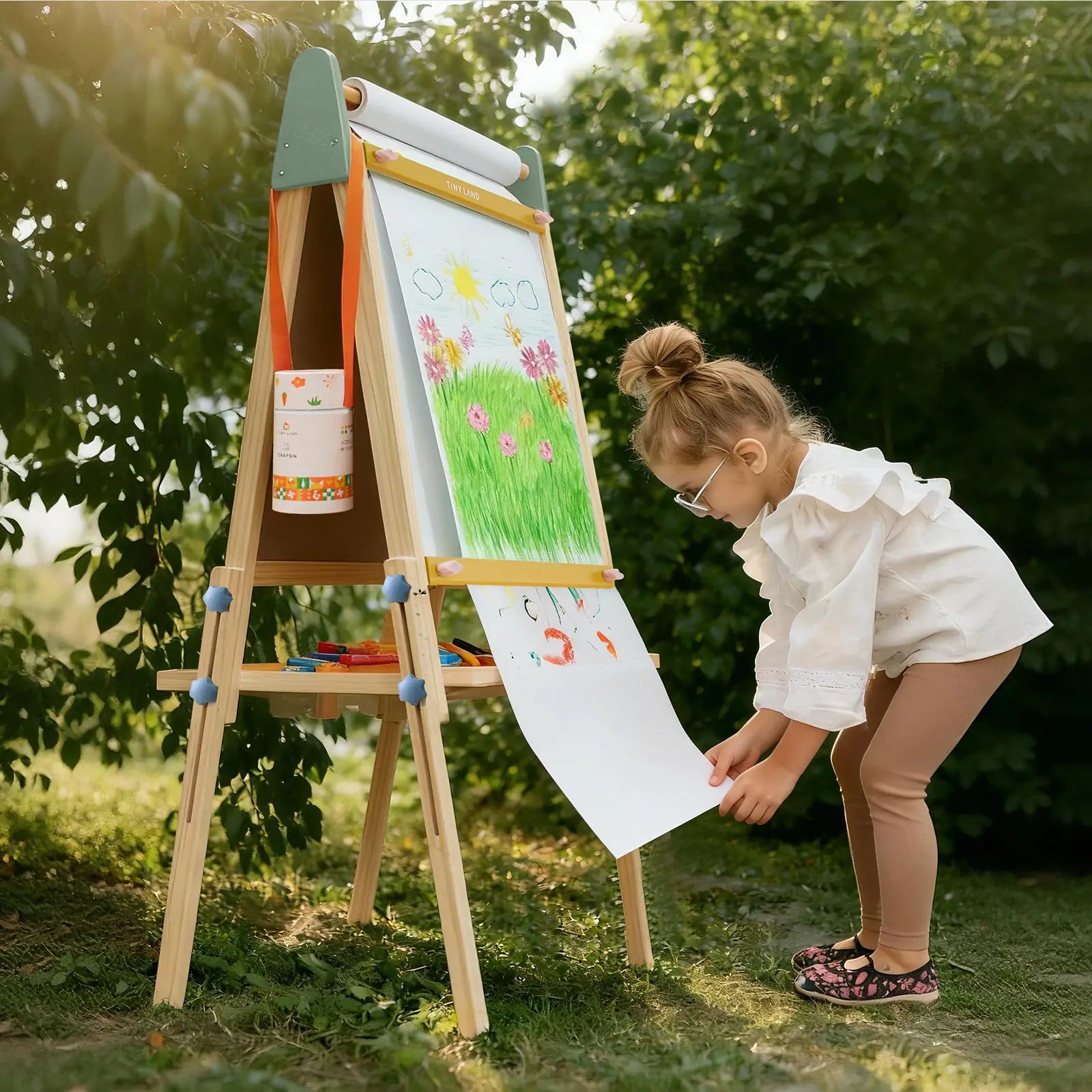 Tiny Land® 3-in-1 Art Easel for Kids - BigHeartsDoBigThings2.com
