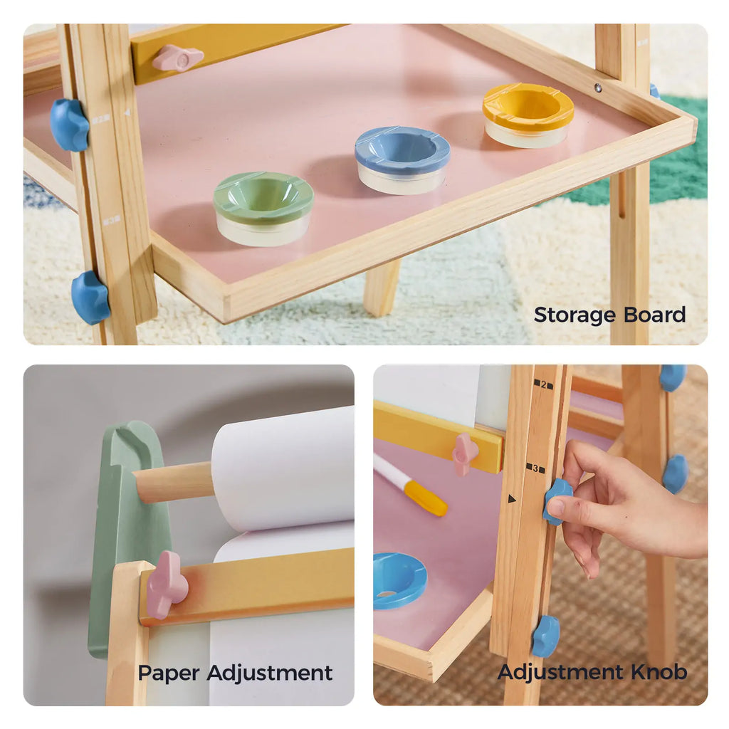 Tiny Land® 3-in-1 Art Easel for Kids - BigHeartsDoBigThings2.com