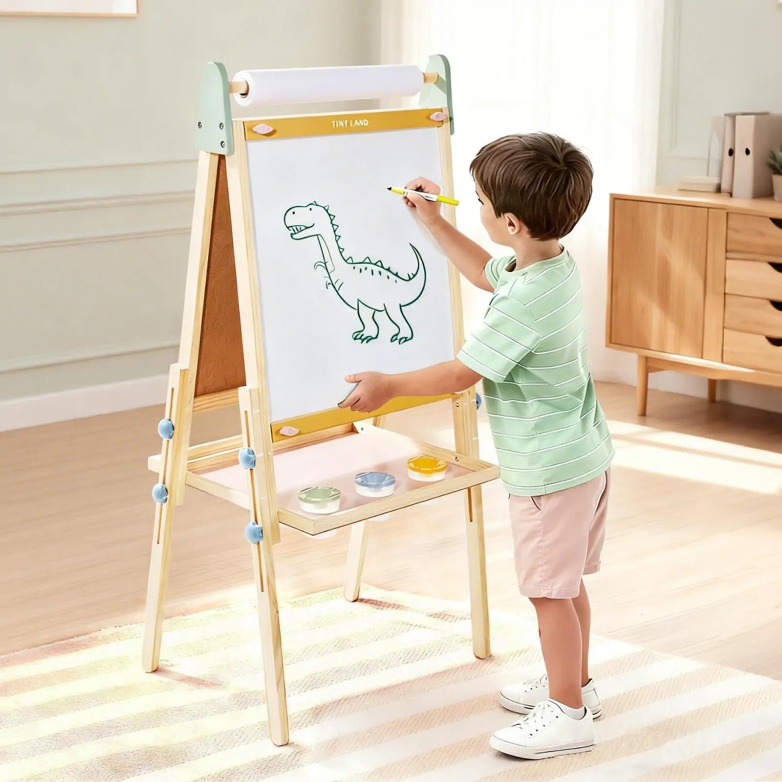 Tiny Land® 3-in-1 Art Easel for Kids - BigHeartsDoBigThings2.com