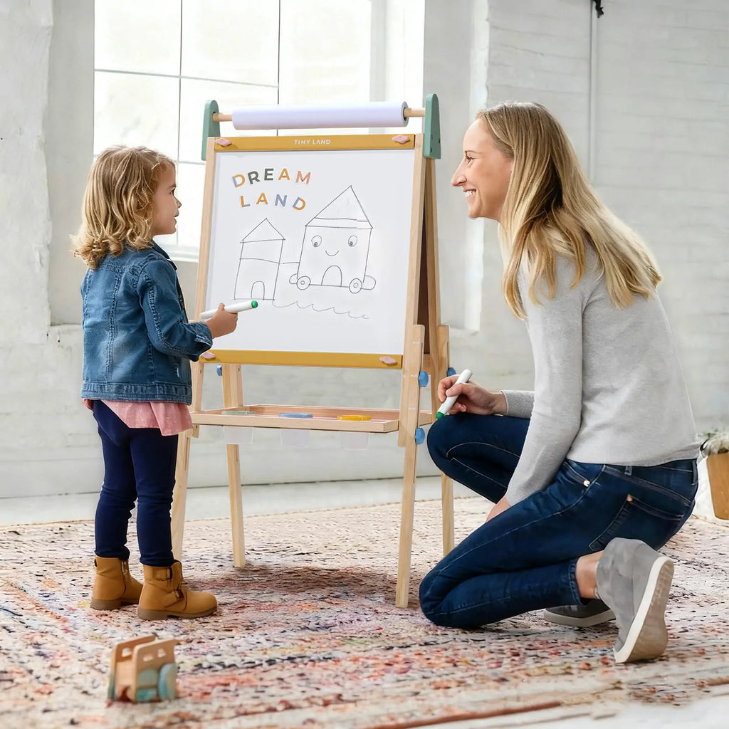 Tiny Land® 3-in-1 Art Easel for Kids - BigHeartsDoBigThings2.com