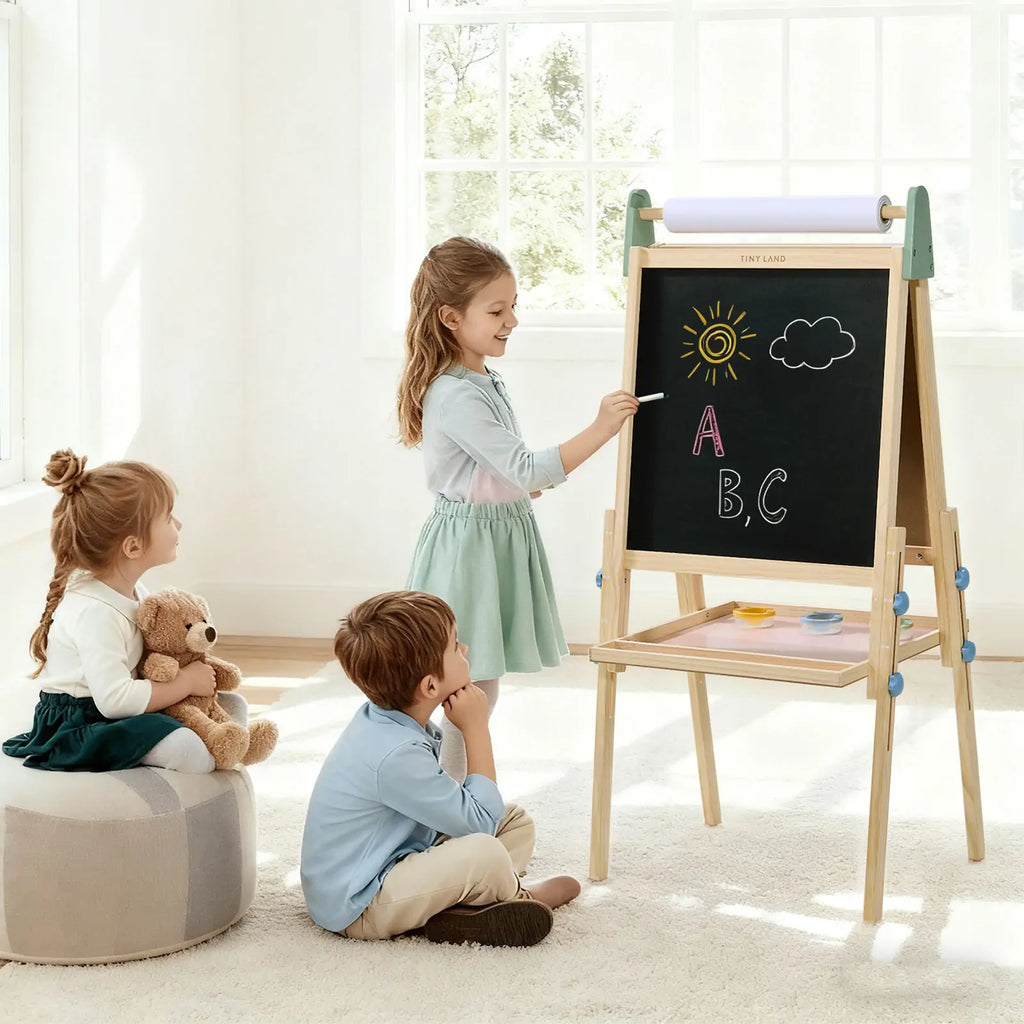 Tiny Land® 3-in-1 Art Easel for Kids - BigHeartsDoBigThings2.com