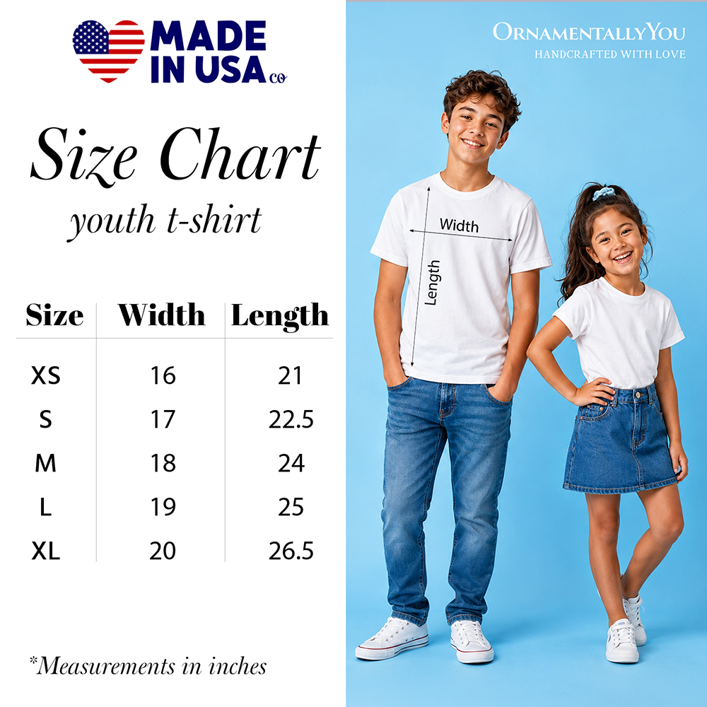 Kids Summer Vibes Brushstroke Flowers T-Shirt, Youth Aesthetic Tee