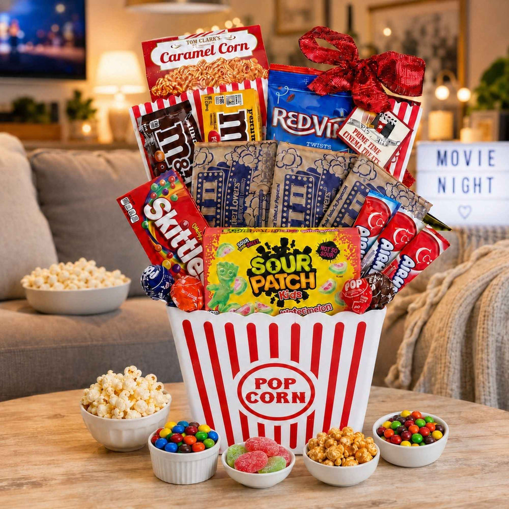 Ultimate Movie Night Gift Basket