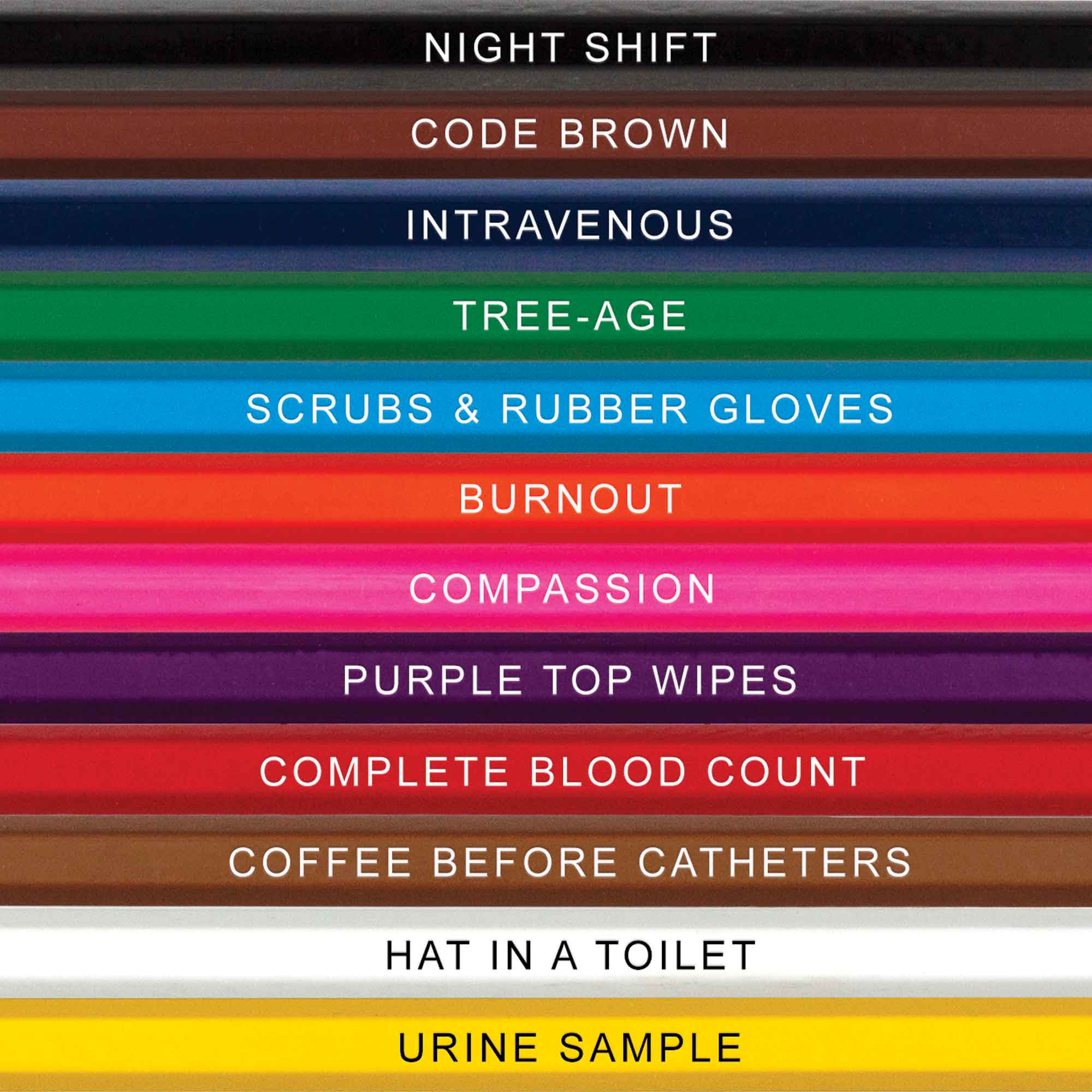 Nurse Colors Colored Pencils & Coloring Pages for Nurses