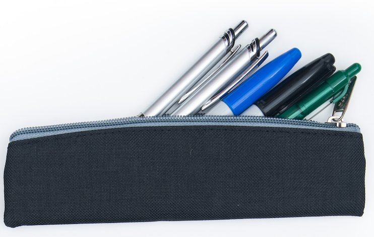 Compose Pencil Pouch-set of 4-asst. colors