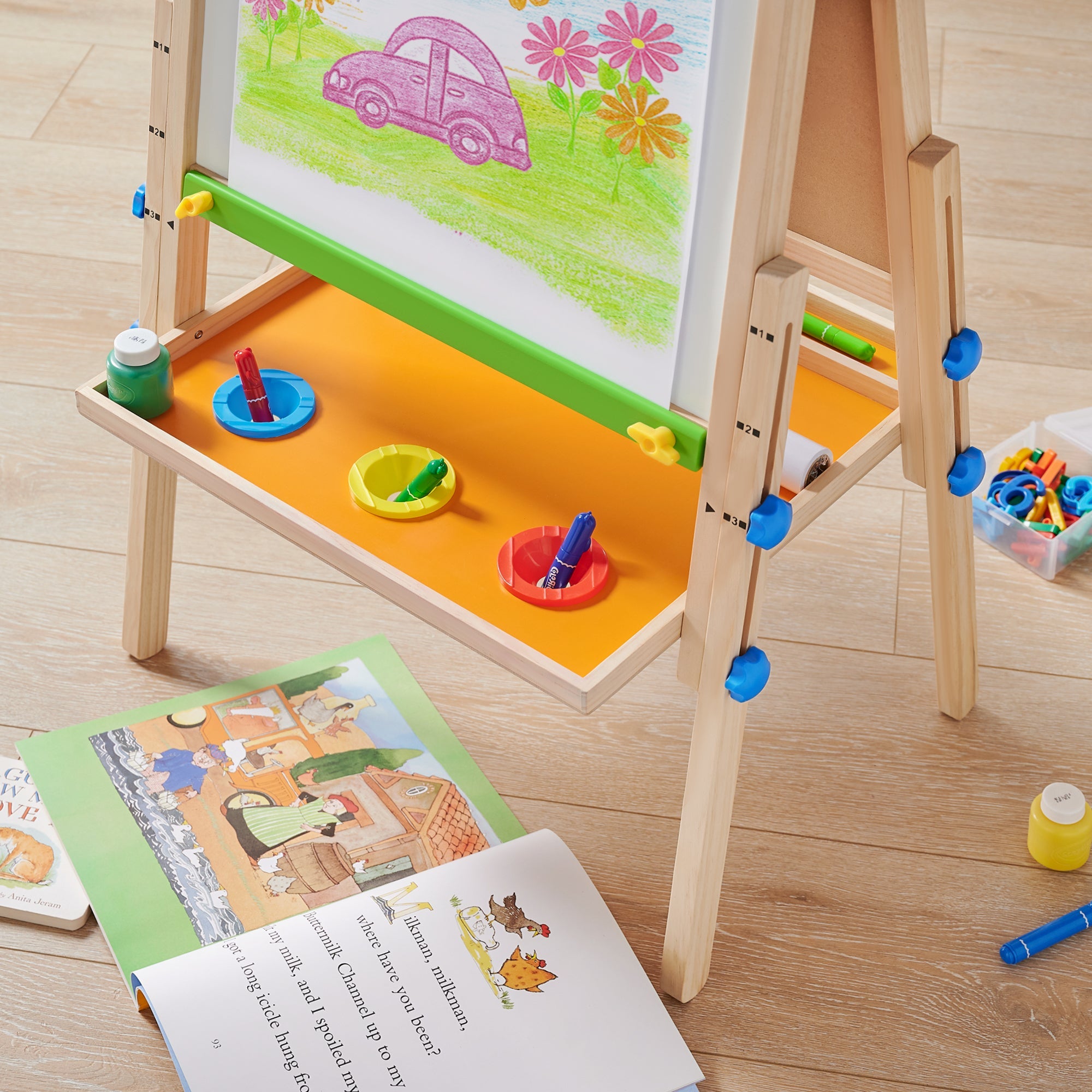 Tiny Land® 3-in-1 Art Easel for Kids - BigHeartsDoBigThings2.com