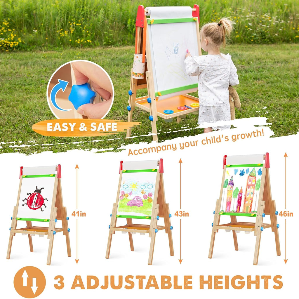 Tiny Land® 3-in-1 Art Easel for Kids - BigHeartsDoBigThings2.com