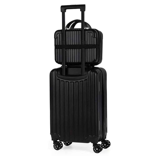 2-Piece Spinner Luggage Set – 20” Carry-On & 14” Crossbody Handbag
