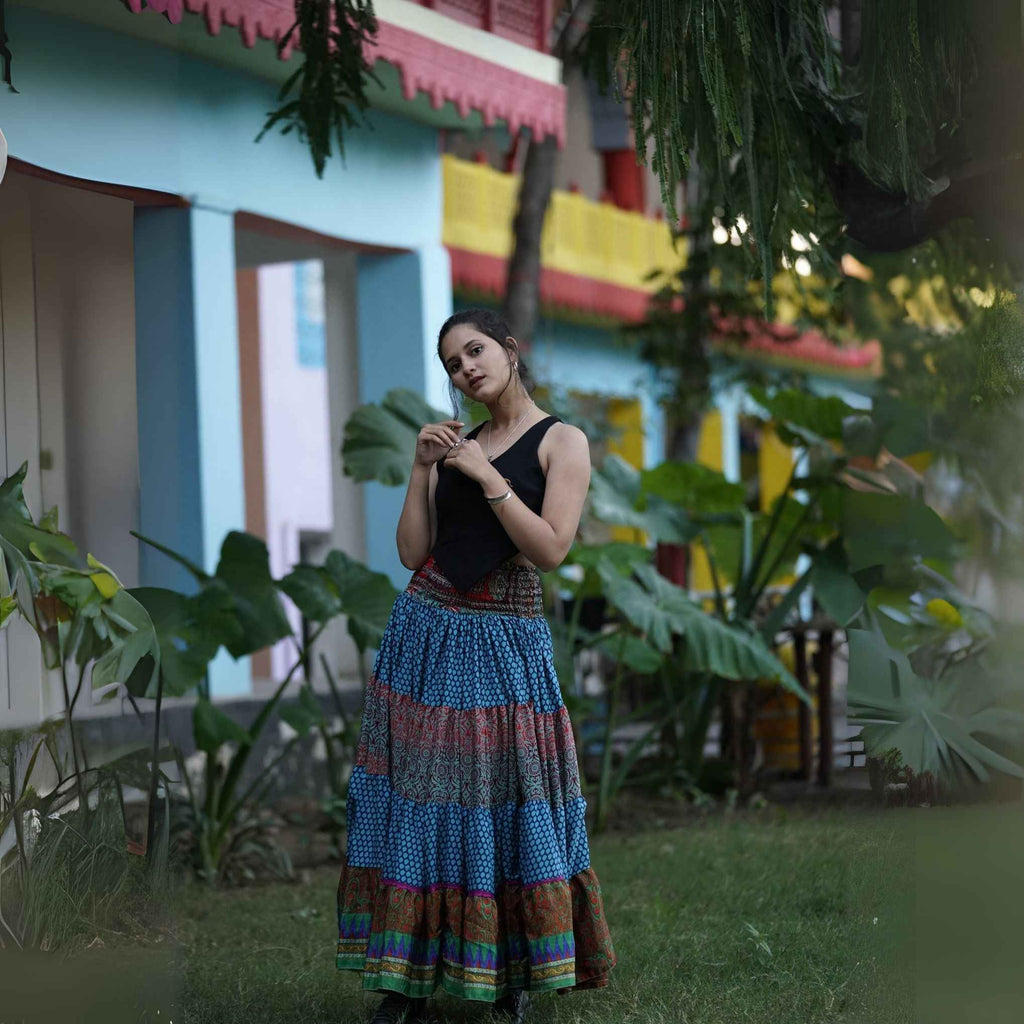 Limited Edition: Woodstock Dreams Fiesta Sunset Skirt