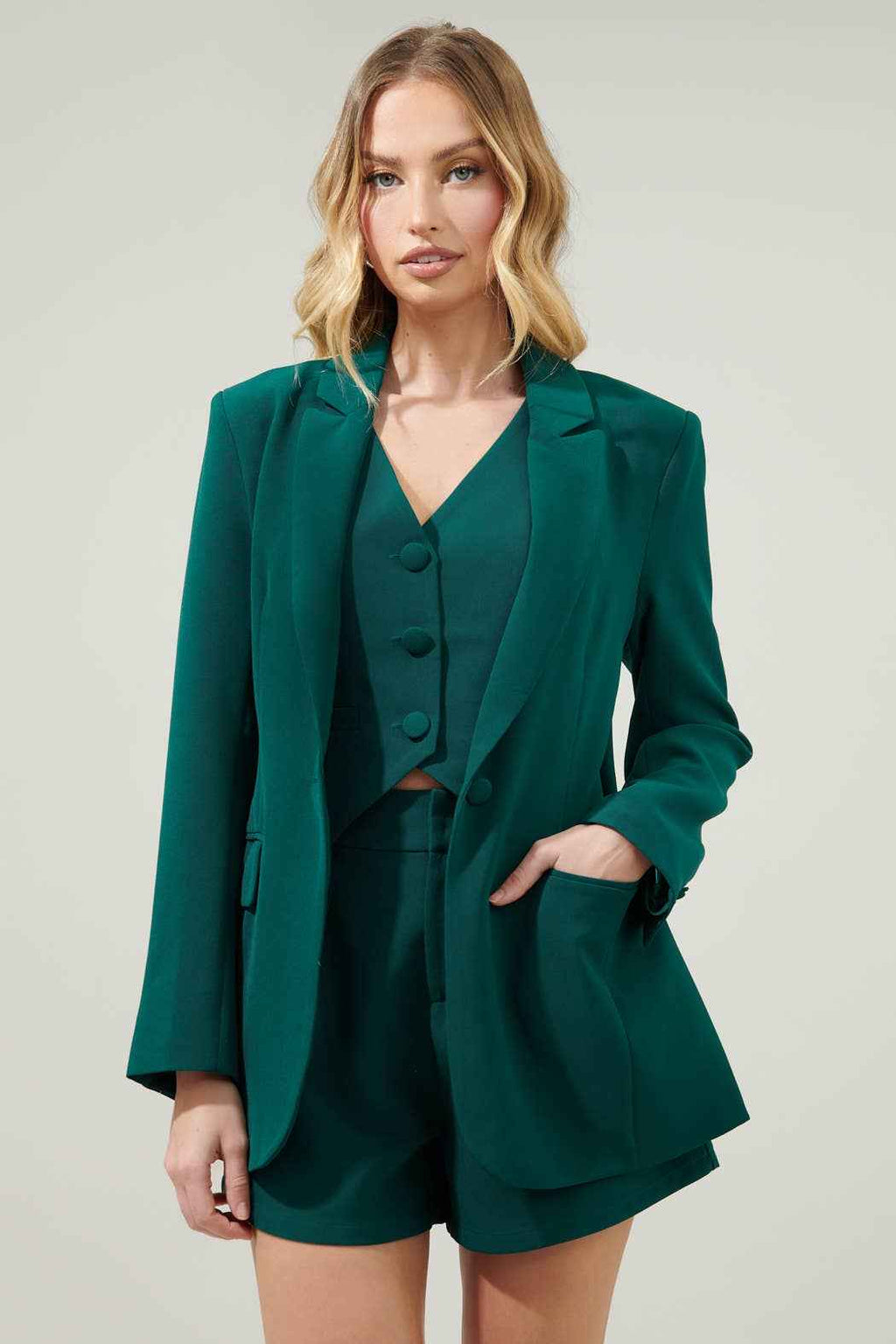 Chelsea Fitted Notch Lapel Blazer