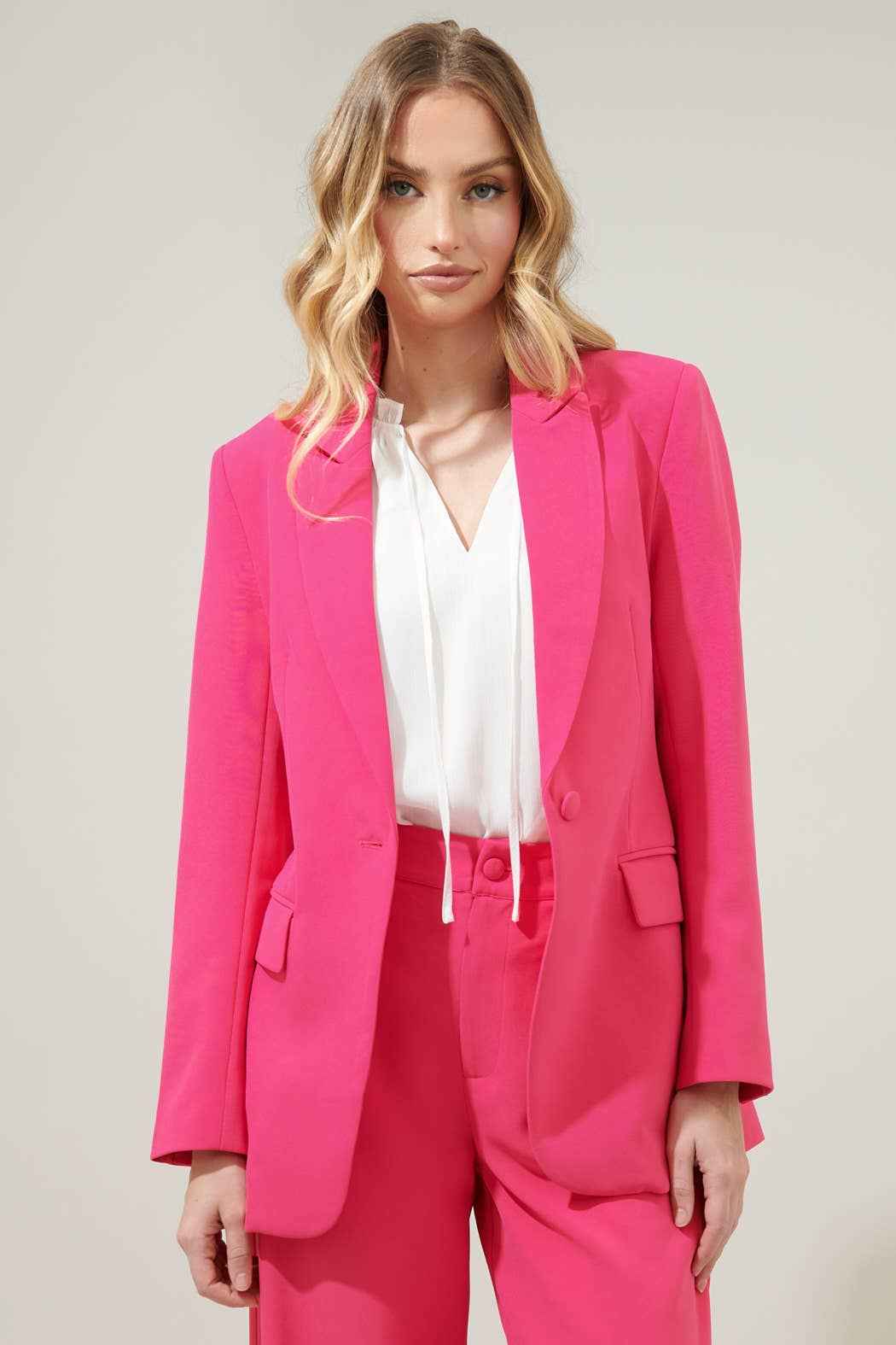 Chelsea Fitted Notch Lapel Blazer