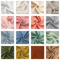 Grid of fabric swatches in various colors